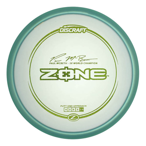 #11 Light Blue (Green Sparkle Stars) 173-174 Paul McBeth 5x Z Zone