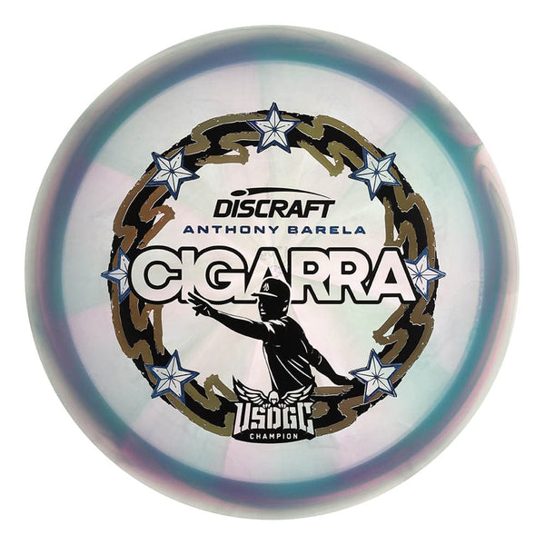 #8 (Black/Blue Sparkle Stars/Gold Holo) 170-172 Anthony Barela Victory Edition Z Swirl Cigarra
