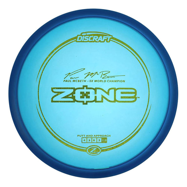 #7 Blue (Green Sparkle Stars) 173-174 Paul McBeth 5x Z Zone