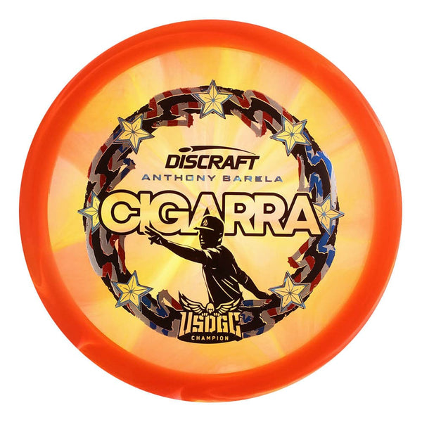 #4 (Black/Blue Light Shatter/Flag) 170-172 Anthony Barela Victory Edition Z Swirl Cigarra