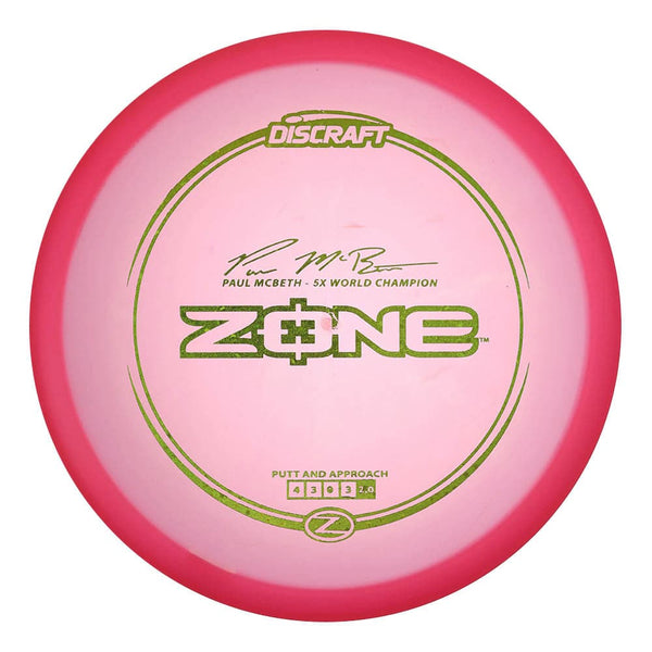 #3 Pink (Green Sparkle Stars) 170-172 Paul McBeth 5x Z Zone