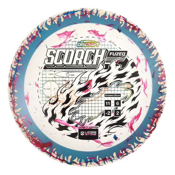 #10 Light Blue Rim (EXACT DISC) 173-174 Charity Jawbreaker Z Flx Scorch w/ Solid ESP Rim