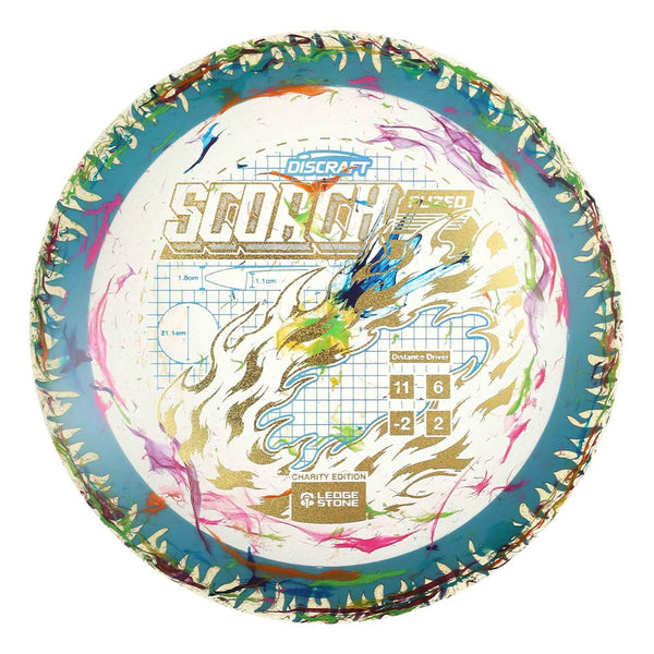 #9 Light Blue Rim (EXACT DISC) 173-174 Charity Jawbreaker Z Flx Scorch w/ Solid ESP Rim
