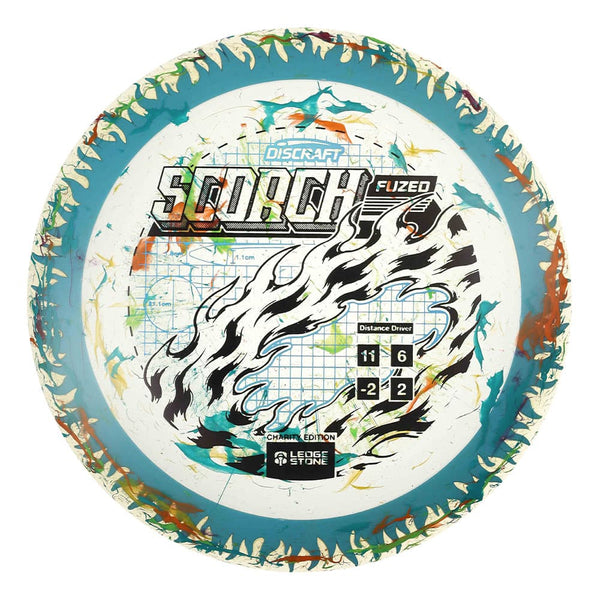 #8 Light Blue Rim (EXACT DISC) 173-174 Charity Jawbreaker Z Flx Scorch w/ Solid ESP Rim
