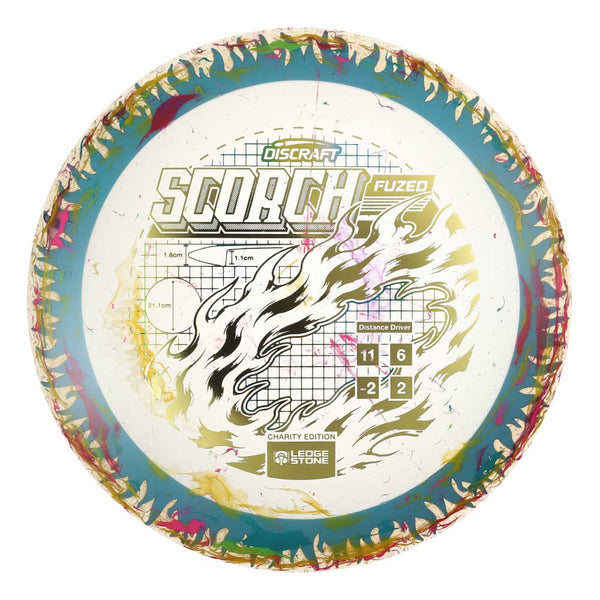 #6 Light Blue Rim (EXACT DISC) 173-174 Charity Jawbreaker Z Flx Scorch w/ Solid ESP Rim