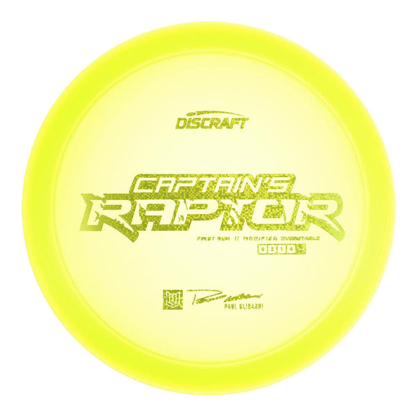 Yellow (Gold Disco Dots) 173-174 First Run Captain's Raptor