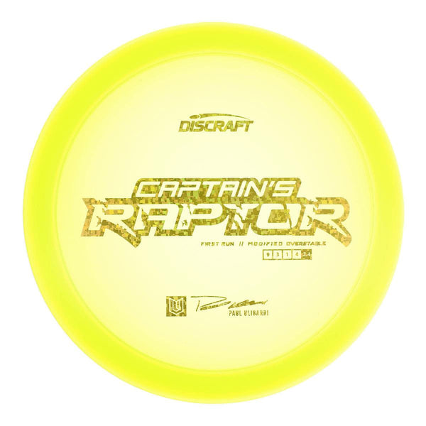 Yellow (Gold Confetti) 173-174 First Run Captain's Raptor