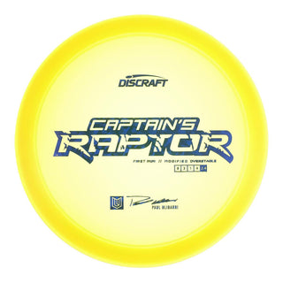 Orange-Yellow (Blue Dark Shatter) 173-174 First Run Captain's Raptor