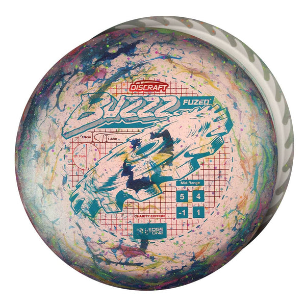#100 White Rim (EXACT DISC) 177+ Charity FuZed Buzzz w/ Solid ESP Rim