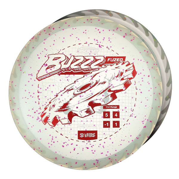 #102 White Rim (EXACT DISC) 177+ Charity FuZed Buzzz w/ Solid ESP Rim