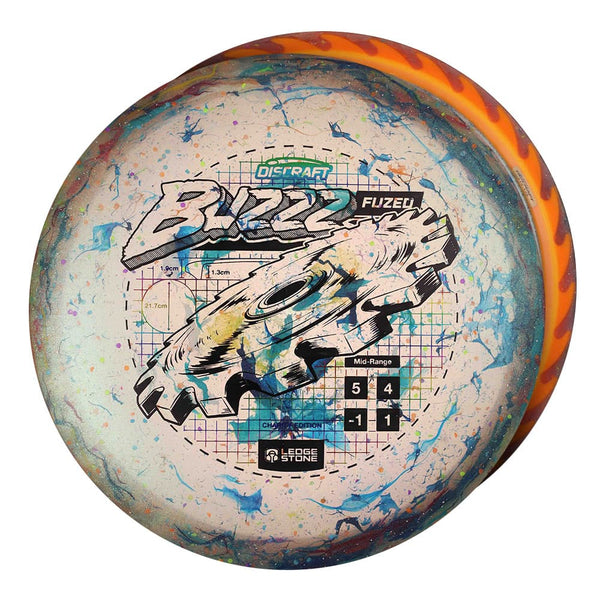 #9 Orange Rim (EXACT DISC) 175-176 Charity FuZed Buzzz w/ Solid ESP Rim