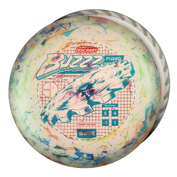 #108 White Rim (EXACT DISC) 177+ Charity FuZed Buzzz w/ Solid ESP Rim