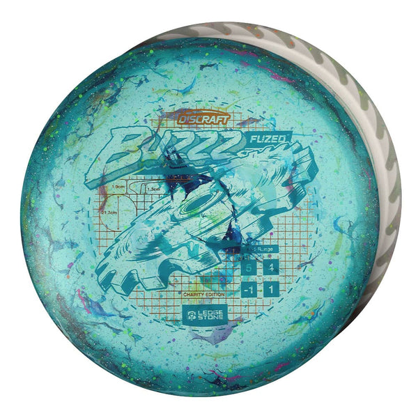 #118 White Rim (EXACT DISC) 177+ Charity FuZed Buzzz w/ Solid ESP Rim
