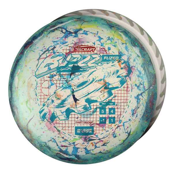 #124 White Rim (EXACT DISC) 177+ Charity FuZed Buzzz w/ Solid ESP Rim