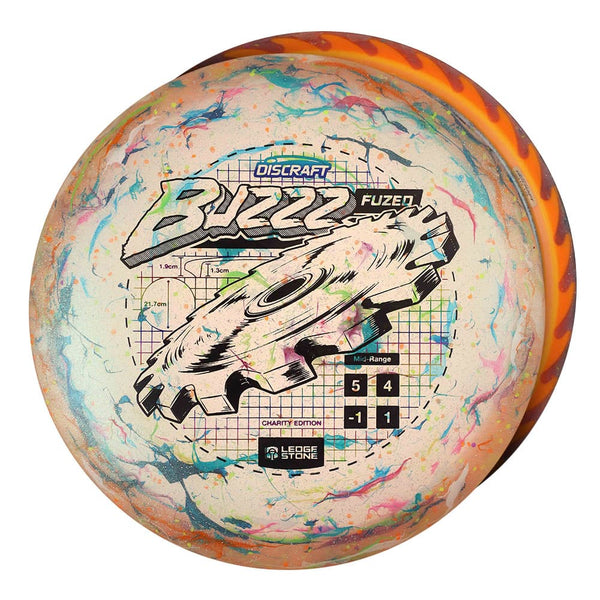 #13 Orange Rim (EXACT DISC) 175-176 Charity FuZed Buzzz w/ Solid ESP Rim