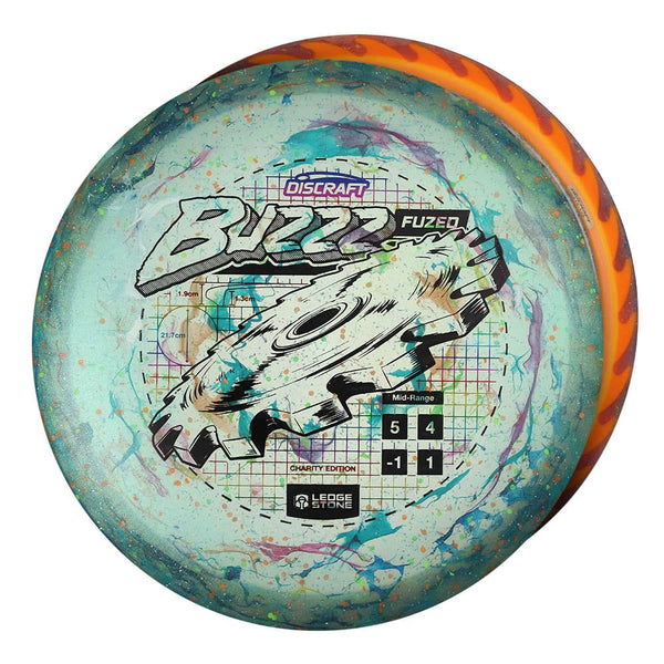 #15 Orange Rim (EXACT DISC) 175-176 Charity FuZed Buzzz w/ Solid ESP Rim