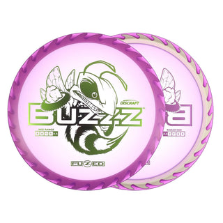 Purple/White (Pickle Metallic) 175-176 Fuzed Line Buzzz with Saw Pattern