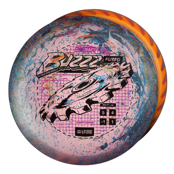 #21 Orange Rim (EXACT DISC) 175-176 Charity FuZed Buzzz w/ Solid ESP Rim