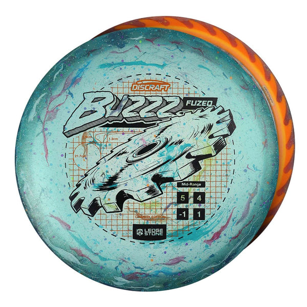 #24 Orange Rim (EXACT DISC) 175-176 Charity FuZed Buzzz w/ Solid ESP Rim