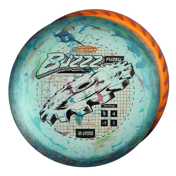 #25 Orange Rim (EXACT DISC) 175-176 Charity FuZed Buzzz w/ Solid ESP Rim