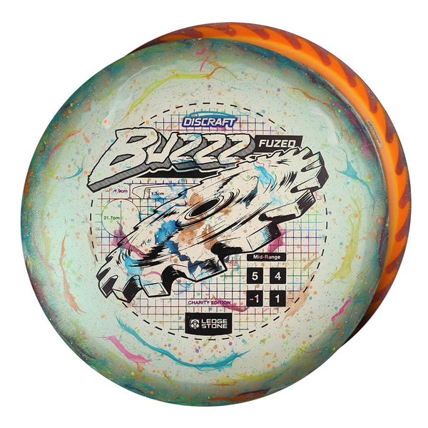 #30 Orange Rim (EXACT DISC) 175-176 Charity FuZed Buzzz w/ Solid ESP Rim
