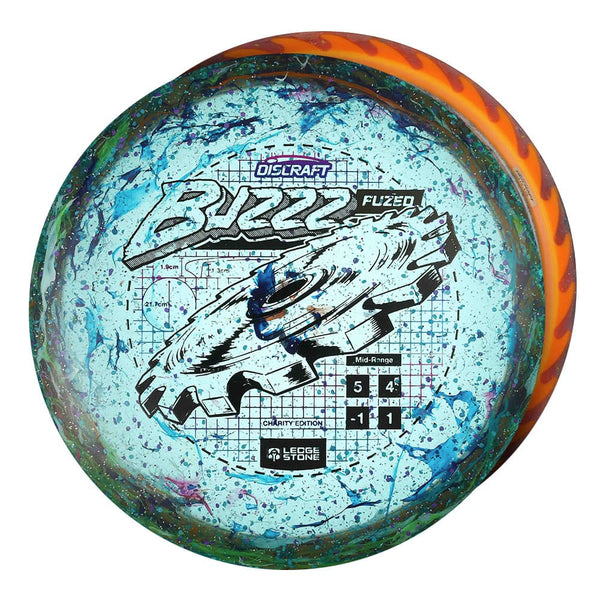 #3 Orange Rim (EXACT DISC) 175-176 Charity FuZed Buzzz w/ Solid ESP Rim