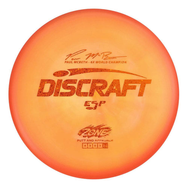 #62 Orange Sparkle Stars 173-174 Paul McBeth 6x ESP Zone