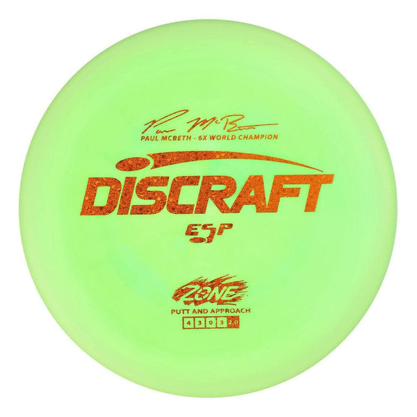 #66 Orange Sparkle Stars 173-174 Paul McBeth 6x ESP Zone