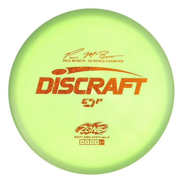#73 Orange Sparkle Stars 173-174 Paul McBeth 6x ESP Zone