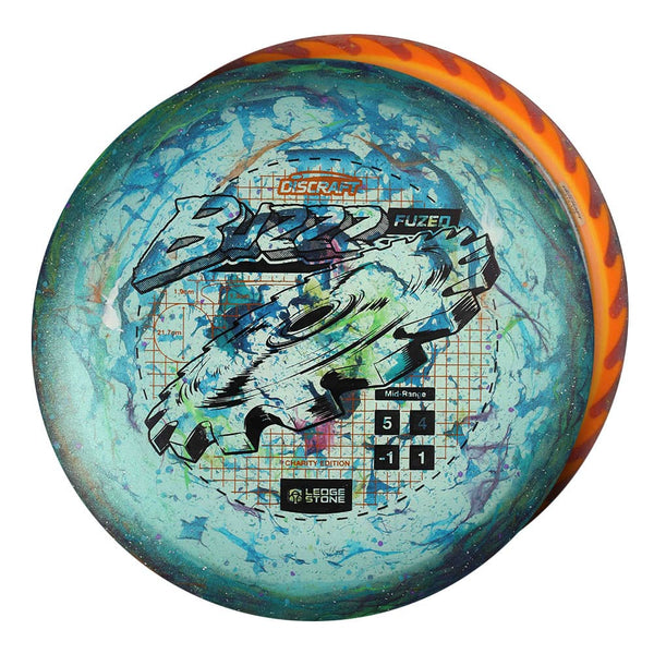 #8 Orange Rim (EXACT DISC) 175-176 Charity FuZed Buzzz w/ Solid ESP Rim
