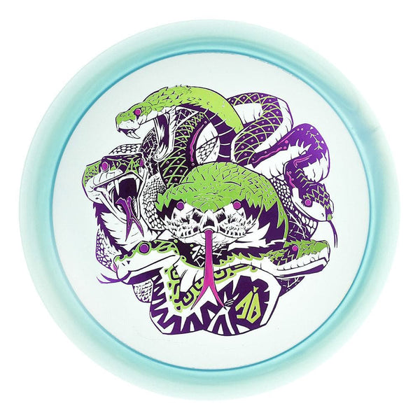#15 Blue (Pickle Holo/Purple Metallic/Magenta Holo) 173-174 Anthony Barela Tri Foil CryZtal Raptor