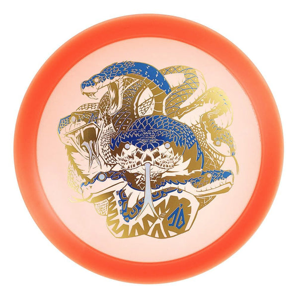 #23 Orange (Blue Metallic/Gold Metallic/Silver Holo) 173-174 Anthony Barela Tri Foil CryZtal Raptor
