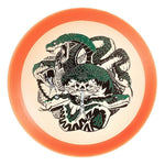 #24 Orange (Green Metallic/Black/Silver Tron) 173-174 Anthony Barela Tri Foil CryZtal Raptor