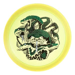 #38 Yellow (Green Metallic/Black/Silver Tron) 173-174 Anthony Barela Tri Foil CryZtal Raptor