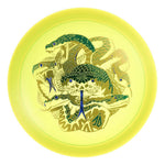 #39 Yellow (Green Metallic/Gold Metallic/Blue Dark Shatter) 173-174 Anthony Barela Tri Foil CryZtal Raptor