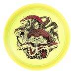 #41 Yellow (Magenta Metallic/Black/Silver Spiral) 173-174 Anthony Barela Tri Foil CryZtal Raptor