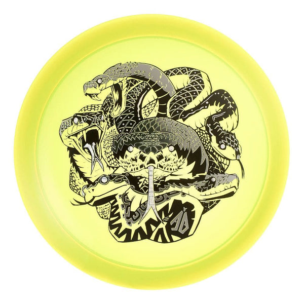 #43 Yellow (Silver Metallic/Black/Circuit Board) 173-174 Anthony Barela Tri Foil CryZtal Raptor