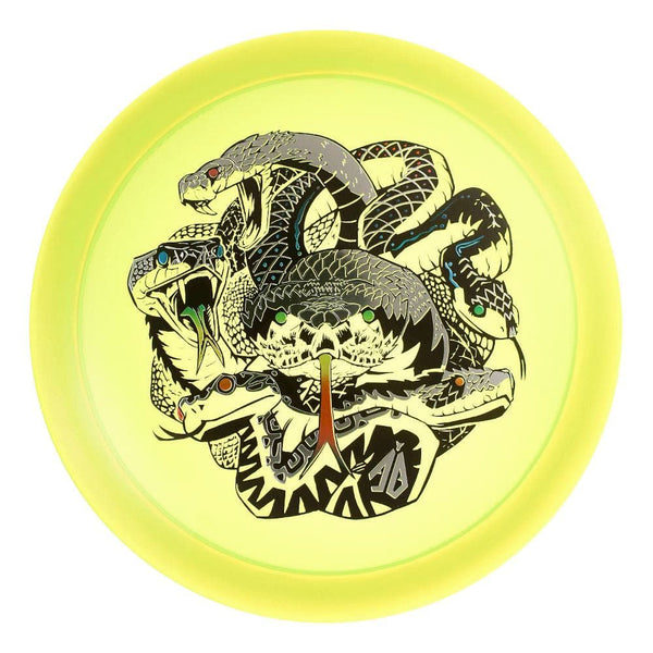 #45 Yellow (Silver Metallic/Black/Rainbow) 173-174 Anthony Barela Tri Foil CryZtal Raptor