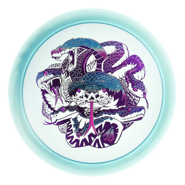 #6 Blue (Winter Sunset/Purple Metallic/Magenta Holo) 170-172 Anthony Barela Tri Foil CryZtal Raptor