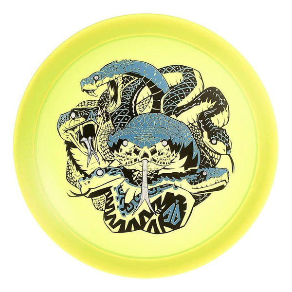 #8 Yellow (Blue Matte-allic/Black/Circuit Board) 170-172 Anthony Barela Tri Foil CryZtal Raptor