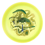 #9 Yellow (Green Metallic/Gold Metallic/Blue Dark Shatter) 170-172 Anthony Barela Tri Foil CryZtal Raptor