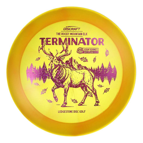 #155 EXACT DISC (Magenta Sparkle Stars) 175-176 Adam Hammes Z Swirl Terminator