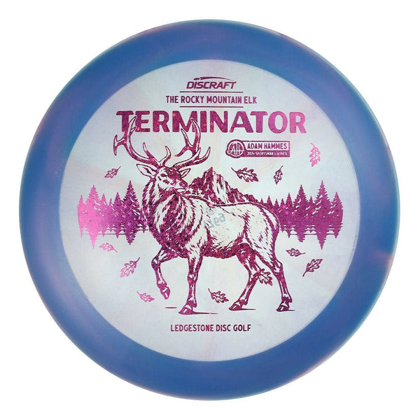#157 EXACT DISC (Magenta Sparkle Stars) 175-176 Adam Hammes Z Swirl Terminator
