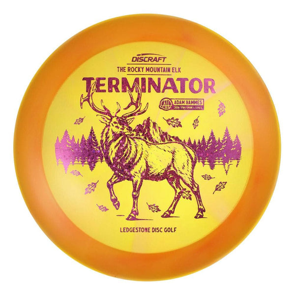 #158 EXACT DISC (Magenta Sparkle Stars) 175-176 Adam Hammes Z Swirl Terminator