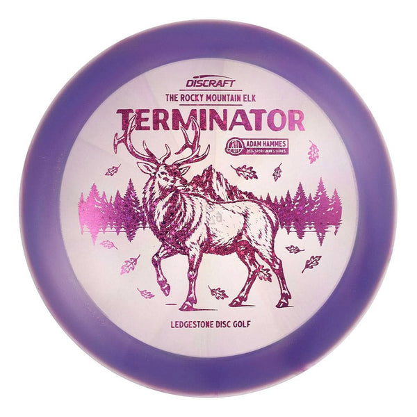 #240 EXACT DISC (Magenta Sparkle Stars) 177+ Adam Hammes Z Swirl Terminator
