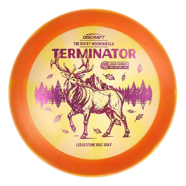 #70 EXACT DISC (Magenta Sparkle Stars) 173-174 Adam Hammes Z Swirl Terminator