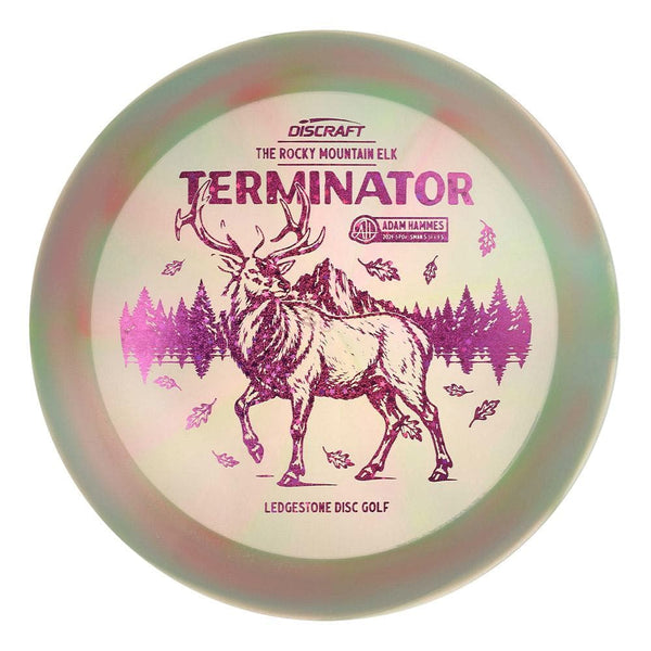 #73 EXACT DISC (Magenta Sparkle Stars) 173-174 Adam Hammes Z Swirl Terminator