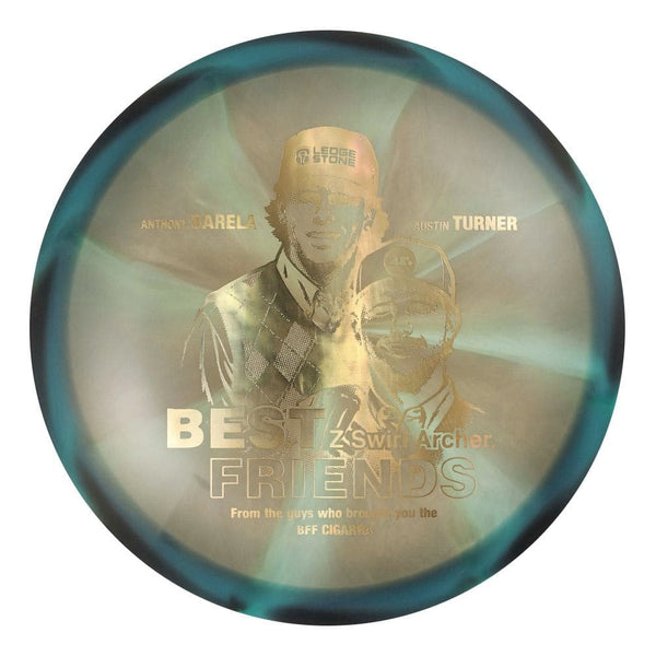 #103 EXACT DISC (Gold Linear Holo) 175-176 BFF Z Swirl Archer (Anthony Barela & Austin Turner)