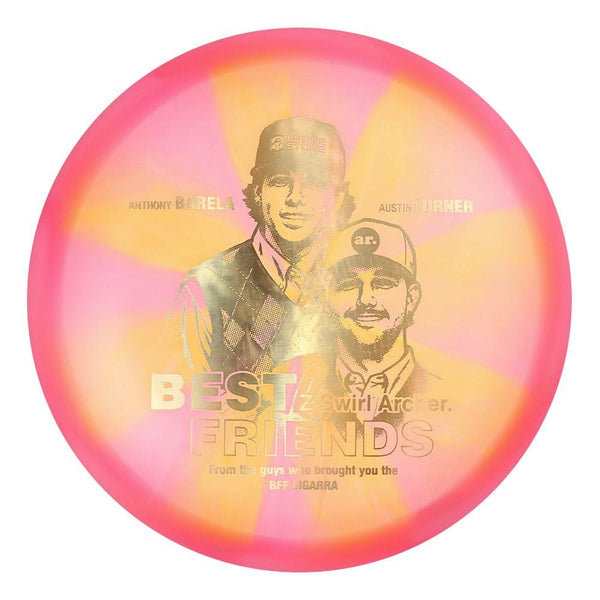 #104 EXACT DISC (Gold Linear Holo) 175-176 BFF Z Swirl Archer (Anthony Barela & Austin Turner)