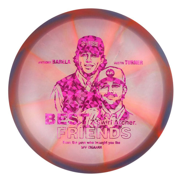 #121 EXACT DISC (Magenta Shatter) 175-176 BFF Z Swirl Archer (Anthony Barela & Austin Turner)